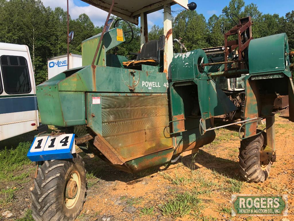 tobacco topper Powell Tobacco 4360 Topper 2 Row