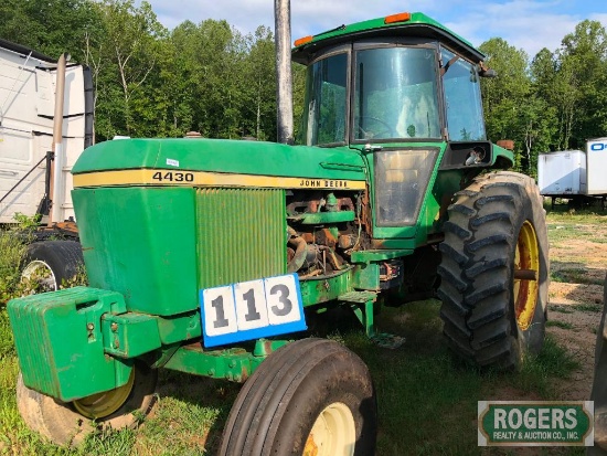 1974 John Deere Tractor 4430 with cab Serial # 026084R