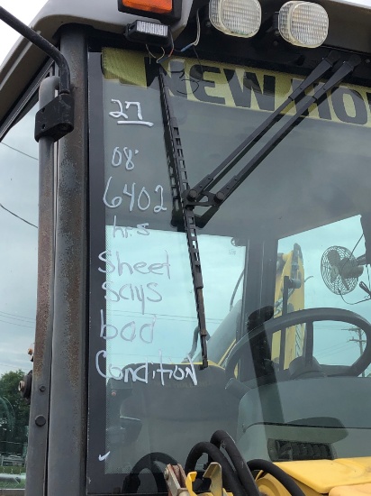 2008  New holland Backhoe B110