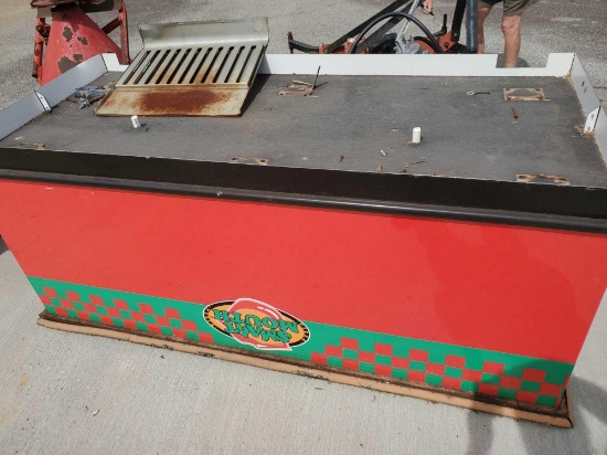 Red black cabinet