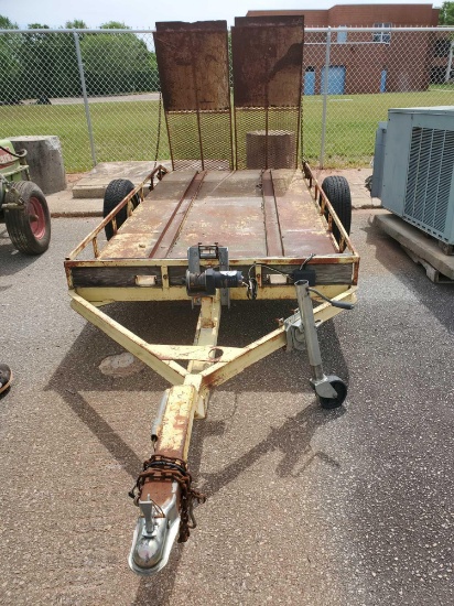 Field trailer and winch