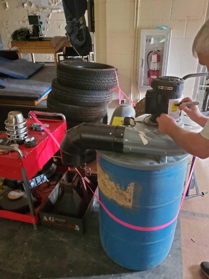 Misc shop lot rims cart barrel