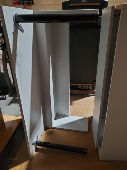 Four computer desks