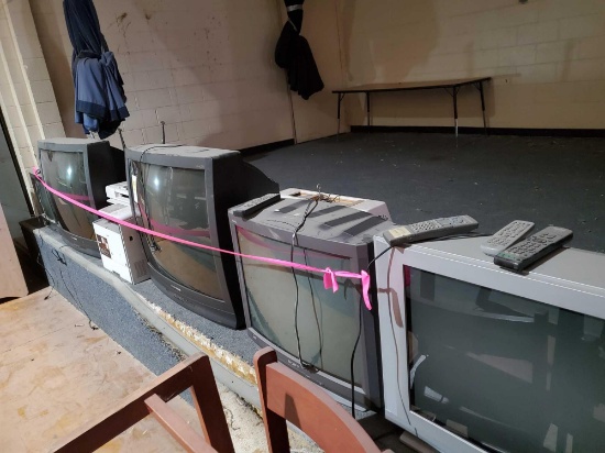 5 televisions and cannon copier