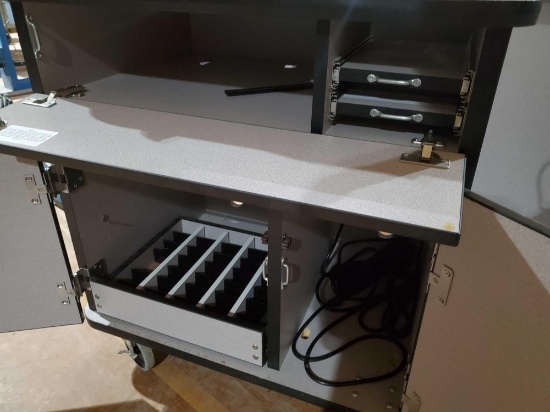 Computer cart w shelves