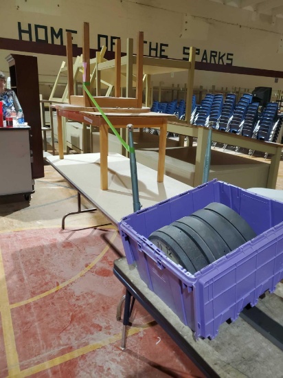 5 tables and 4 clocks