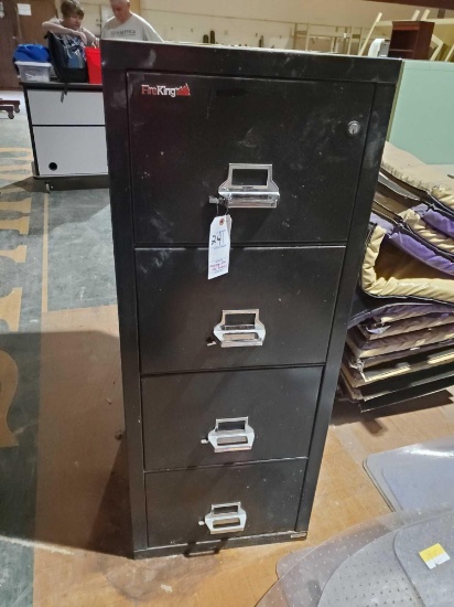 Fire king filing cabinet no key