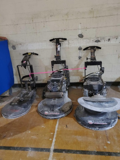 Lot of 3 floor buffers ONYX and mean machine