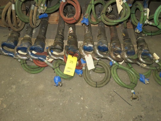 LOT: (10) Pneumatic Demolition Hammers