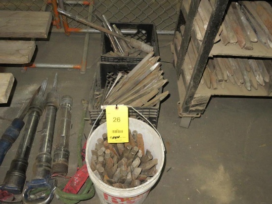 LOT: Assorted Pneumatic Hammer Bits