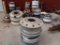 LOT: Aluminum & Steel Truck Rims