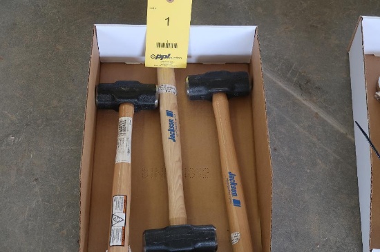 LOT: (3) 4 lb. Sledge Hammers (new)