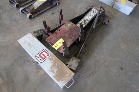 LOT: Gray Multi-Matic Transmission Jack Model MM-2000, 2200 lb. Capacity, with Accessories