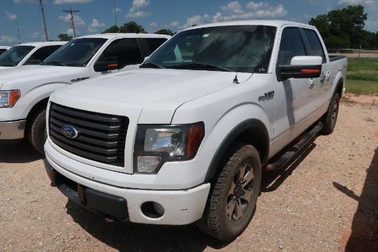 2011 Ford 4-Door Crew Cab 4x4 Pick-up Truck Model F-150 FX4, VIN 1FTFW1EF4BFD41185, 5.0L V8,