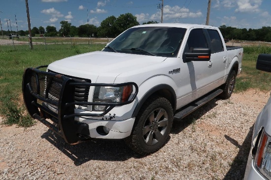 2011 Ford 4-Door Crew Cab 4x4 Pick-up Truck Model F-150 FX4, VIN 1FTFW1EF6BFD38532, 5.0L V8,