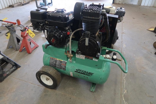 Speedaire Portable Gas Powered Air Compressor Model 4GB45, Honda GX270 Engine,