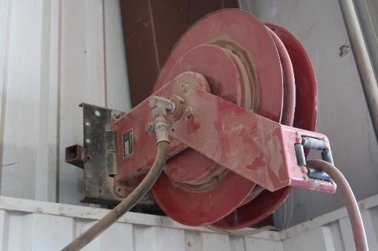 LOT: (2) Hose Reels (mounted on wall)