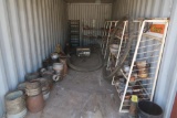 LOT: Contents of Conex Box including Hose, Hose Fittings