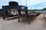 2008 BJ 40 ft. Gooseneck Tandem-Axle Flatbed Trailer, VIN 1D9BU40269W365022 (#T24)