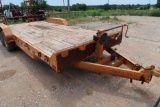 2001 Friesen 83 in. x 20 ft. Equipment Trailer, VIN 4WFC2025C1011839, 14,000 lb. Capacity (#T122)