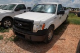 2013 Ford 4x4 Pick-up Truck Model F-150 XL, VIN 1FTNF1CF5DKD28664, 5.0L V8, Automatic, Tool Box,