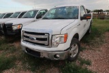2013 Ford 4x4 Pick-up Truck Model F-150 XLT, VIN 1FTMF1EF3DKG47005, 5.0L V8, Automatic, Fuel Cell