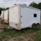 2009 Cargo Craft Tandem-Axle Doghouse Trailer Model Expedition 7122, VIN 4D6EB12209C023240 (#T27)