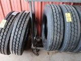 LOT: (4) Goodyear 11R24.5 Tires (new)