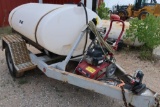 500 Gallon Tank Mounted on Trailer with Craftsman 2800 PSI Gas Pressure Washer