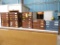 LOT: (9) Steel Parts Indexes with Contents of Screws, Grease Fittings, Roll Pins, Snap Rings, Pop