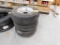 LOT: (3) 11L-15F1 Tires with 8-Lug Rims (new)
