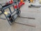 LOT: Construction Attachments Xtreme Duty Fork Rack & 48 in. Forks