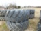 LOT: (4) Tractor Tires with Rims