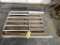 LOT: 6 ft. Fork Extensions & Safety Rack
