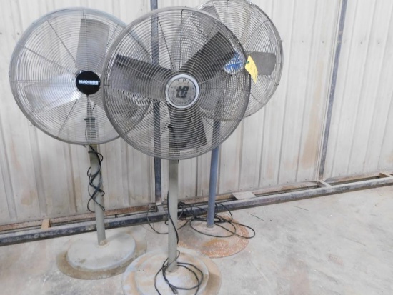 LOT: (3) Pedestal Fans