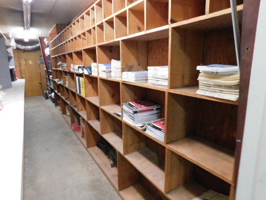 LOT: Contents of Room including Assorted Owners Manuals, Service Manuals & Operators Manuals