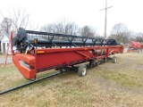 LOT: Case-IH Platform Header Model 2020 35 N76 BK, S/N CBJ021651, with 35 ft. Bean Head Reel, on J&M