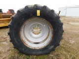 LOT: (2) Tractor Tires with Rims