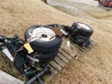 LOT: (2) Sets Stabilizer Wheels with New Tires