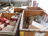 LOT: Assorted Farm Implement Parts on (9) Pallets