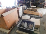 LOT: Assorted Farm Implement Parts on (8) Pallets