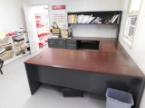 LOT: Contents of Office & Reception Area including (4) Desks, (1) Tooling Cabinet, File Cabinets,
