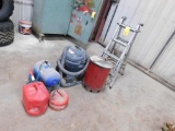 LOT: Shop Vac, Air Tank, Ladder, Fuel Tanks