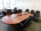 LOT: Contents of (1) Office including 10 ft. x 4 ft. Conference Table, Desk, Credenza, (8) Executive