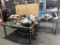 LOT: (3) Steel Work Benches & (2) Cabinets with Contents of Diaphragm Pump Parts & Assorted