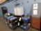 LOT: (4) Rolling Carts & (3) Steel Cabinets with Contents