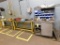 LOT: (3) Steel Tables & Rolling Cart with Contents of Electrodes, Welding Wire, etc.