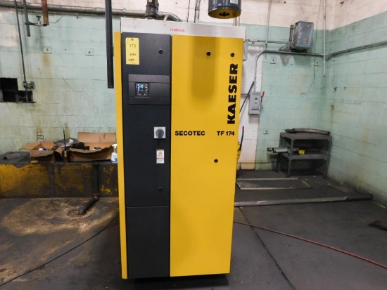Kaeser Air Dryer Model SECOTEC TF 174, S/N 1052 (2015)