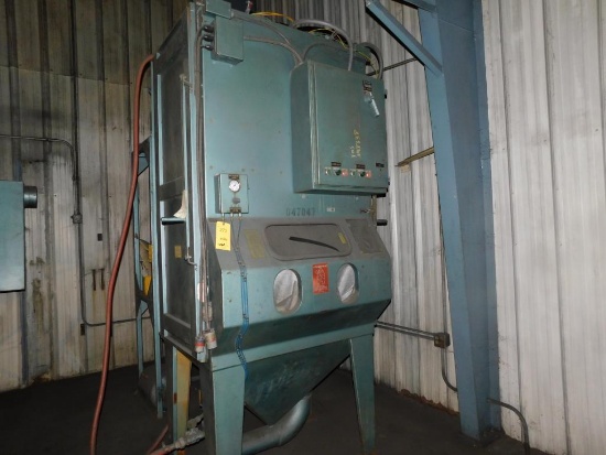 Universal 2-Hole Reach-in Blast Cabinet Model 483680 SCBU, with 32 in. x 72 in. Door