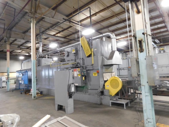 LOT: Jensen 28 ft. (est.) Gas Fired Feed-Thru Heat Treat Furnace System, S/N 6687 (2000), 39 in. x